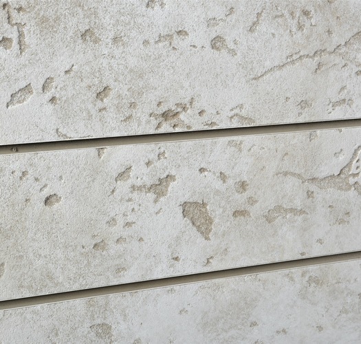 Bleached Cement Textured Slatwall