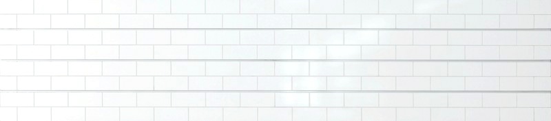 White Subway Tile Textured Slatwall Panel