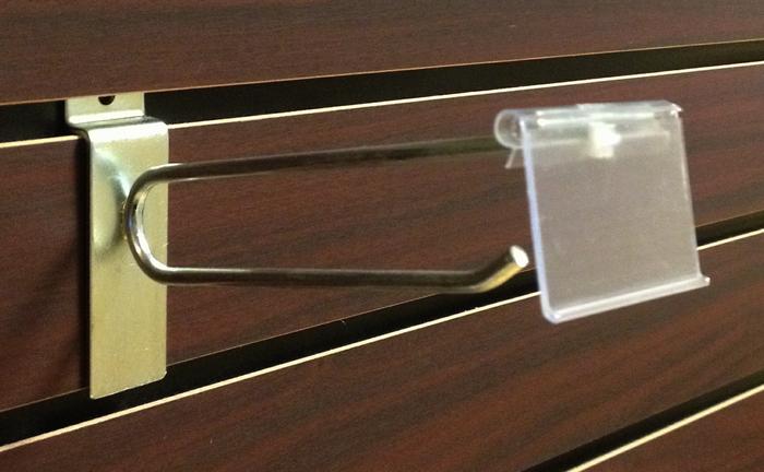 Slatwall Label Holder Hooks